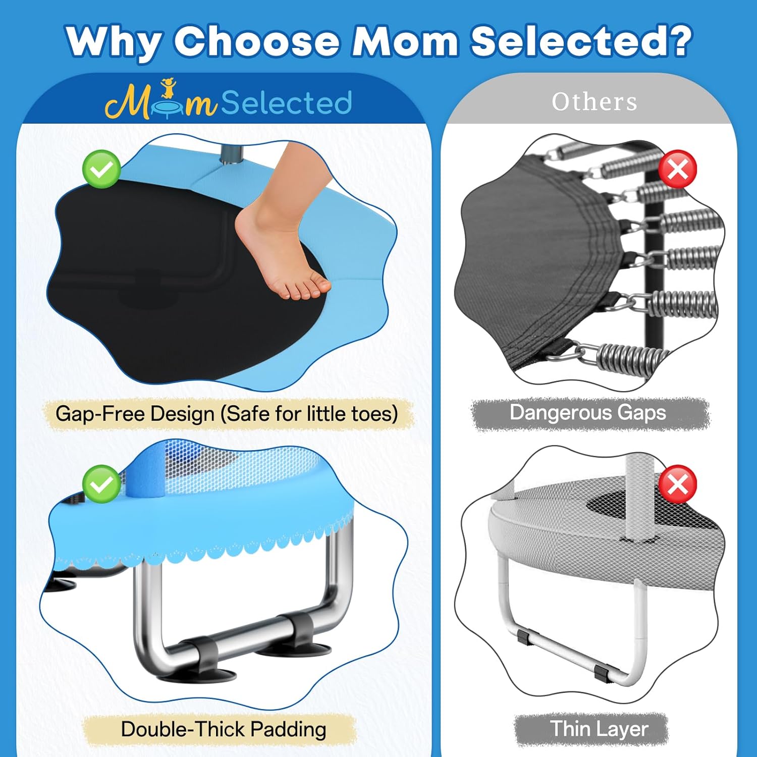 Toddler Trampoline,Trampoline  - Kids Outdoor Set recension och pris