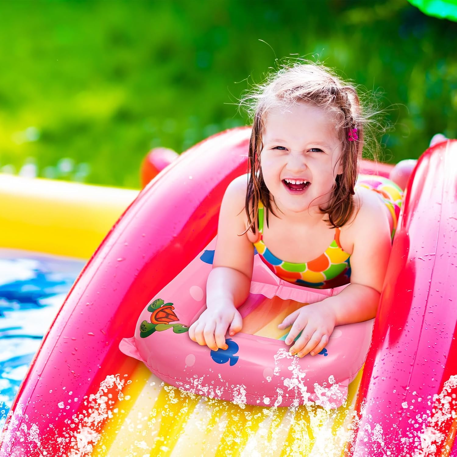 Water Floating Ring Inflatable - Kids Outdoor Hammock Chair recension och pris