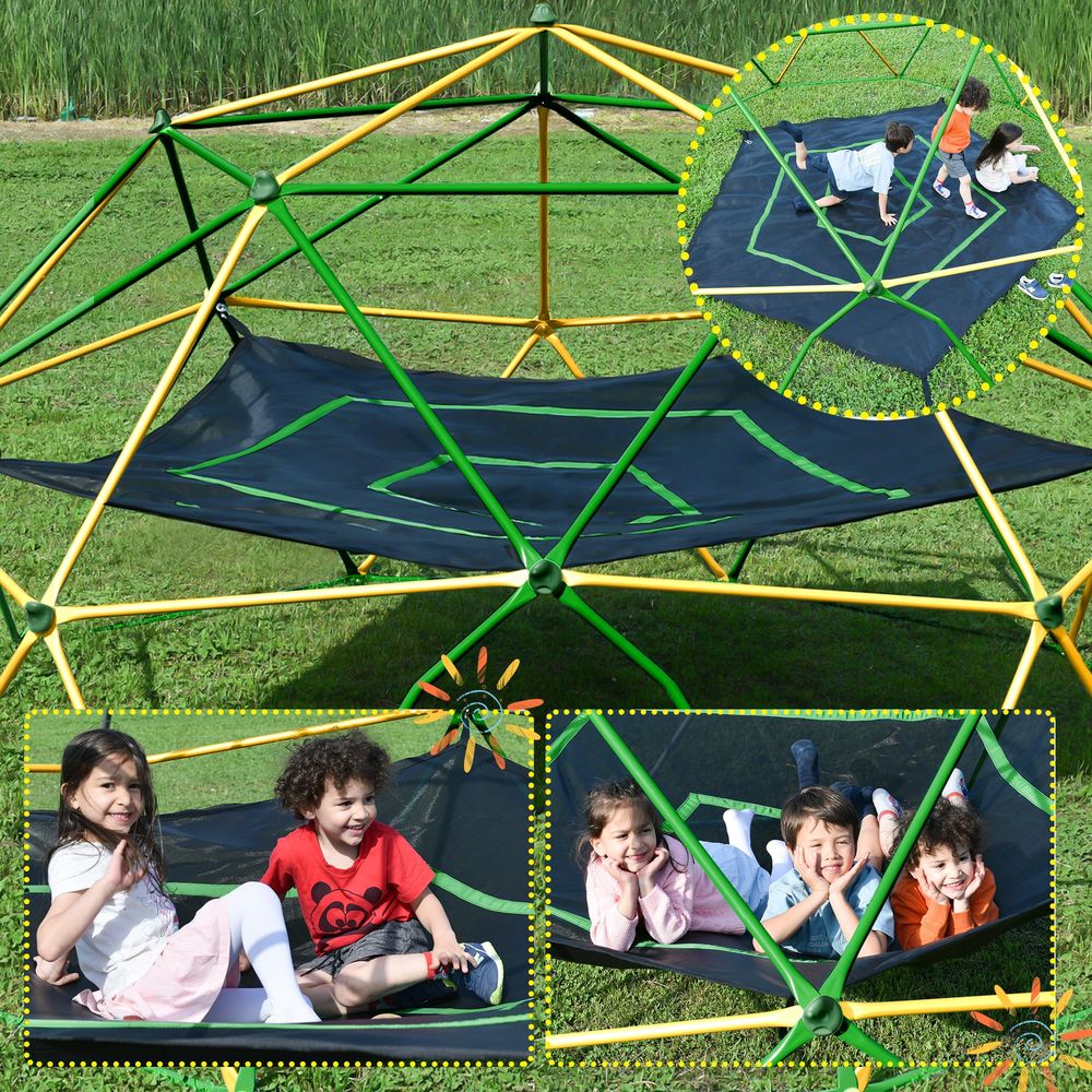 13FT Climbing Dome with Hammoc - Kids Outdoor Dome Climber recension och pris