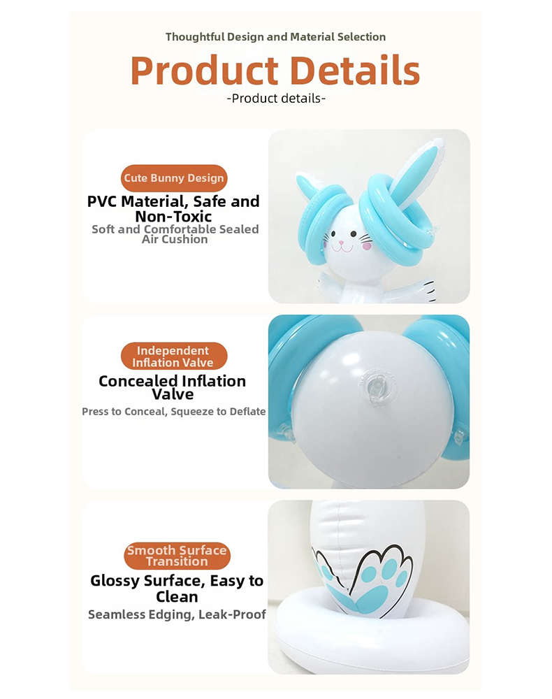Easter Inflatable Bunny Ring T - Outdoor Toys For Kids recension och pris