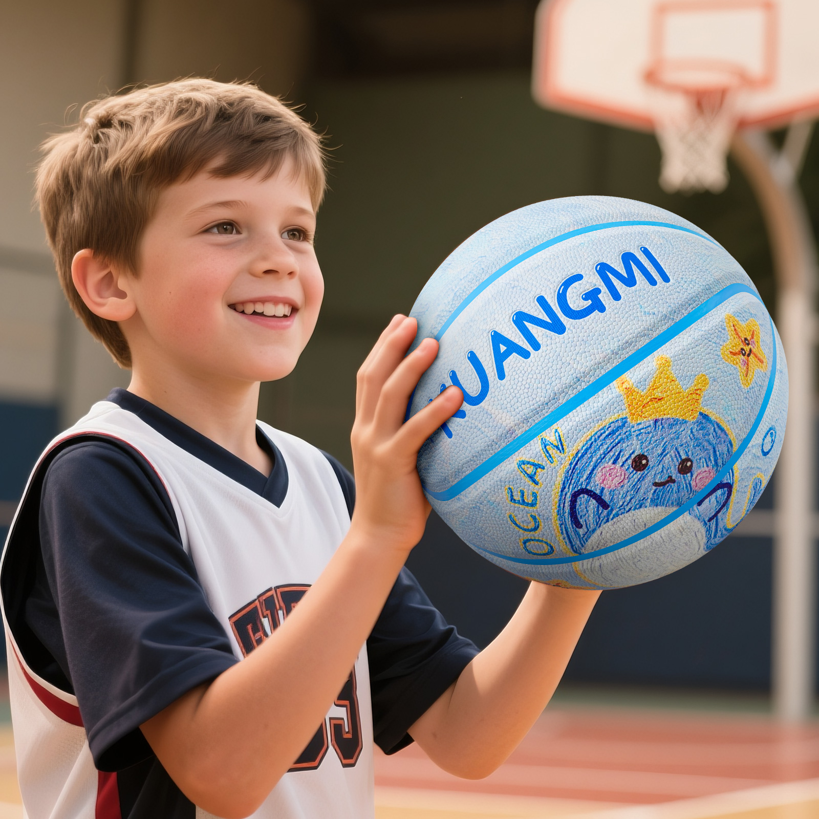 Kuangmi Whale Children's Baske - Kids Outdoor Play recension och pris
