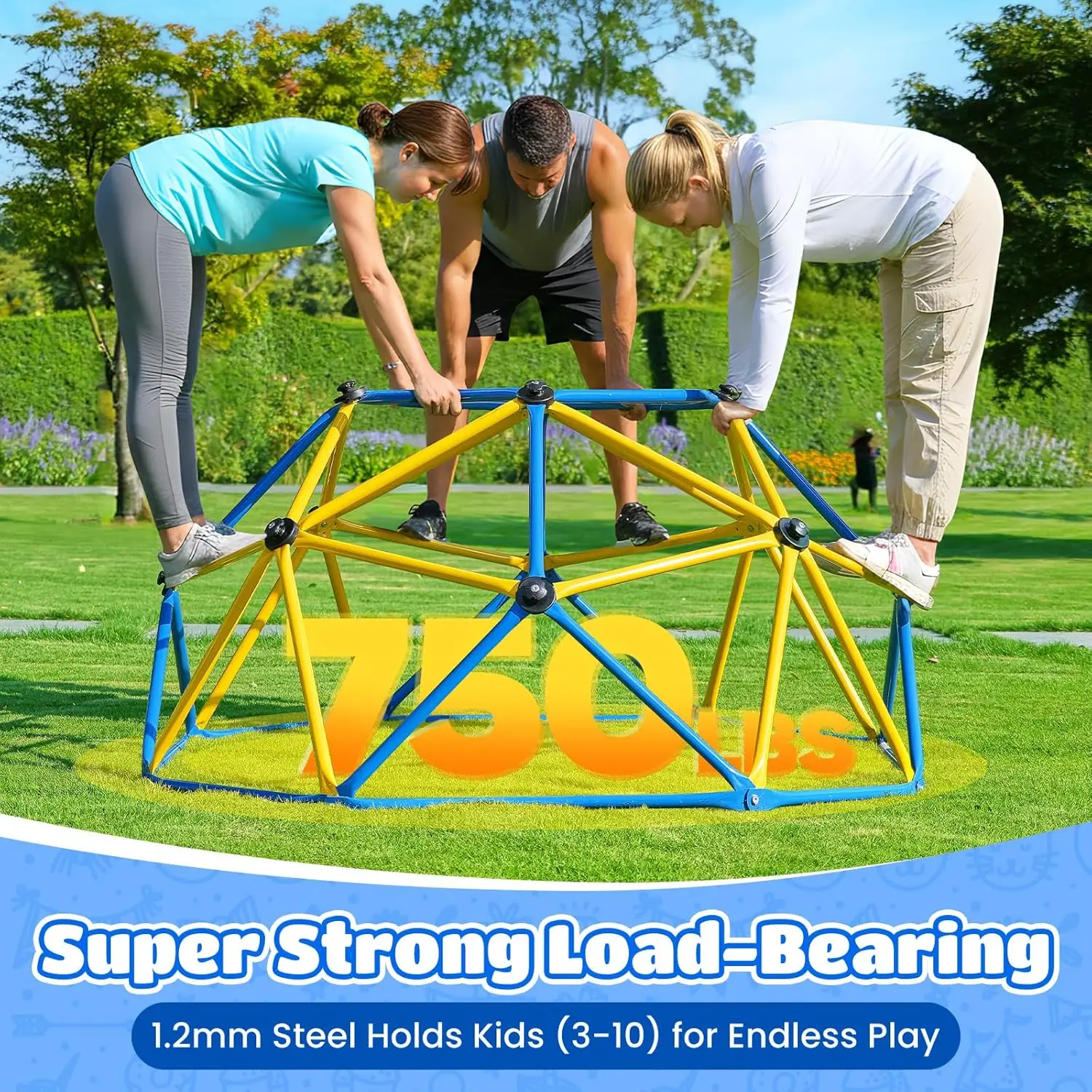 Zupapa 6FT Climbing Dome for K - Kids Outdoor Dome Climber recension och pris