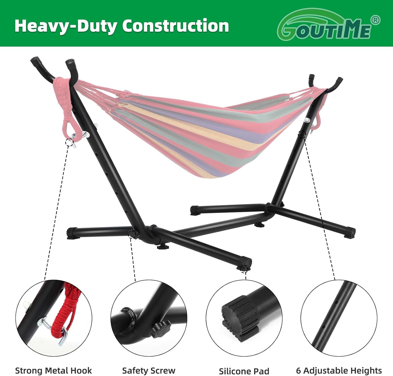 Kids Hammock with Stand, 220 l - Kids Outdoor Hammock recension och pris