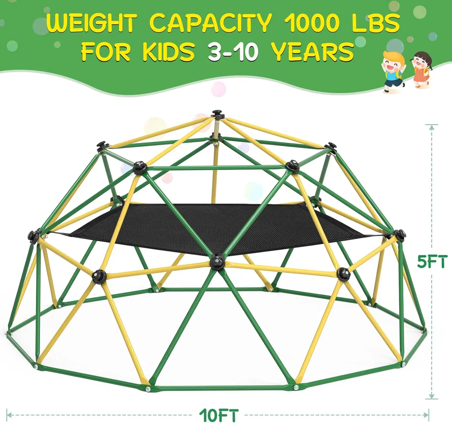Climbing Dome, 10FT Dome Climb - Kids Outdoor Dome Climber recension och pris