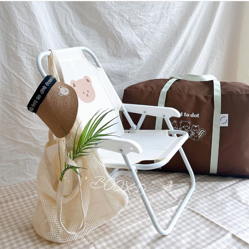 Teddy Bear Pattern Kids Lounge - Kids Outdoor Lounge Chair With Umbrella recension och pris