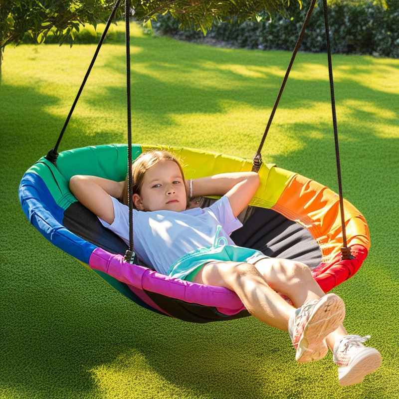 Kids Saucer Swing Outdoor Roun - Kids Outdoor Hammock Chair recension och pris