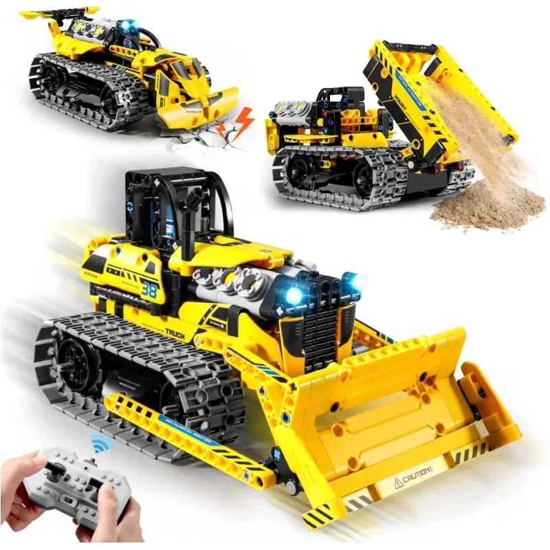 520pcs 3 in 1 City Technical R - Kids Outdoor Excavator recension och pris