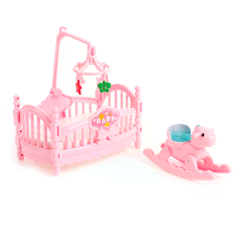 Miniature Crib Wooden Horse Se - Kids Outdoor Lounge Chair With Umbrella recension och pris