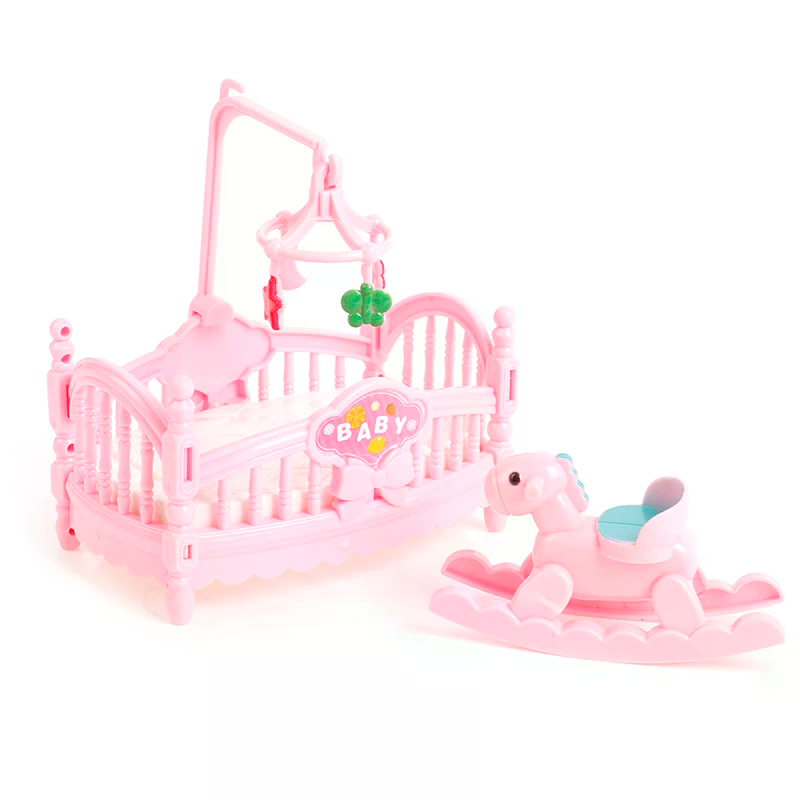 Miniature Crib Wooden Horse Se - Kids Outdoor Lounge Chair With Umbrella recension och pris