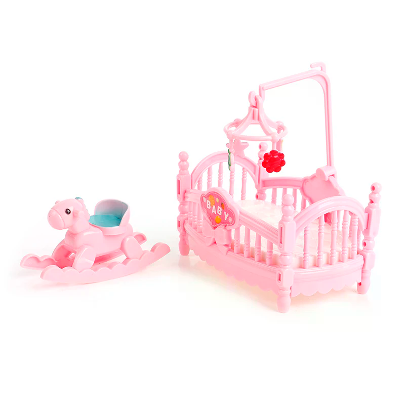 Miniature Crib Wooden Horse Se - Kids Outdoor Lounge Chair With Umbrella recension och pris