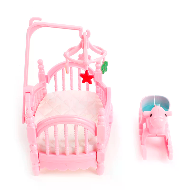 Miniature Crib Wooden Horse Se - Kids Outdoor Lounge Chair With Umbrella recension och pris
