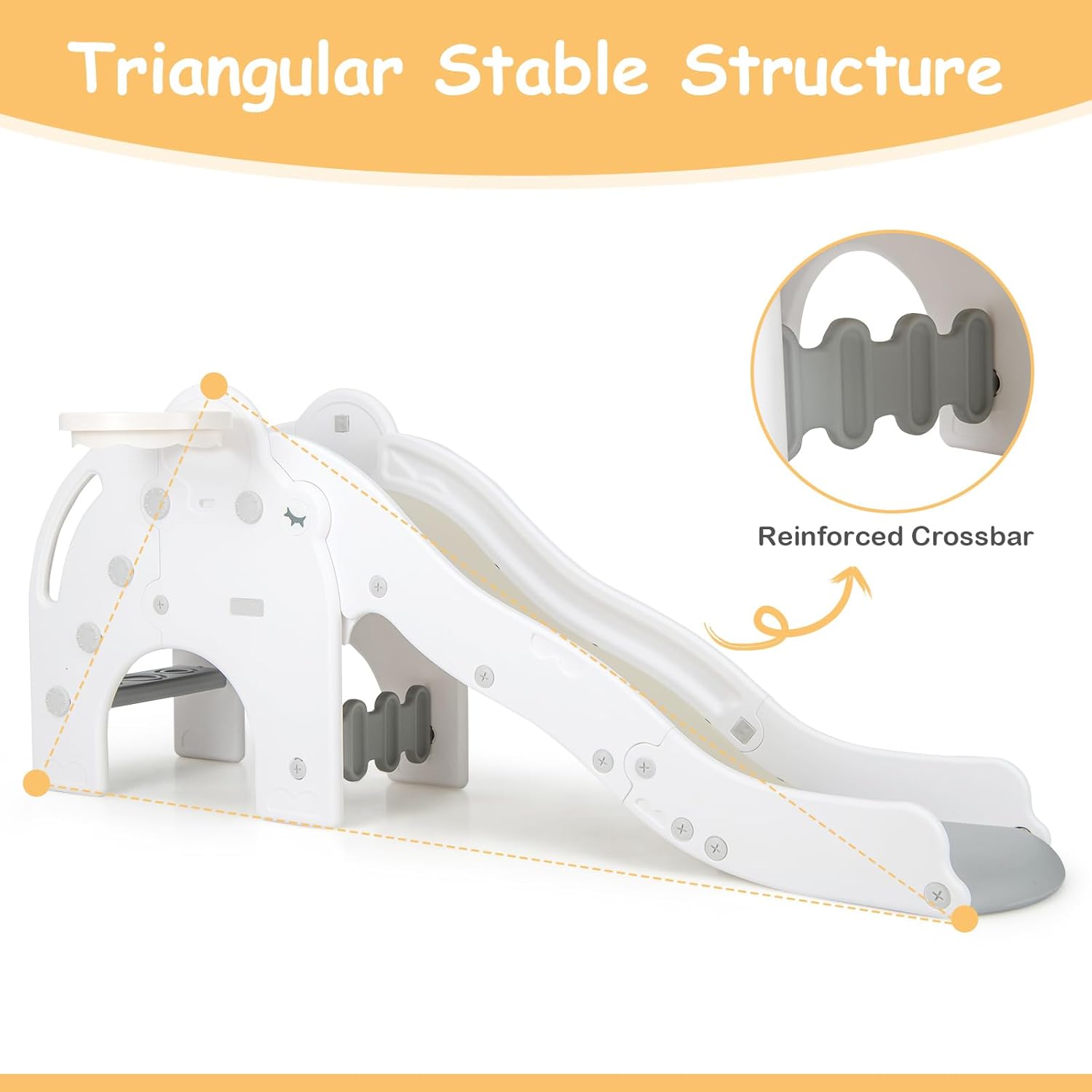Toddler Slide, 4 in 1 Indoor K - Kids Outdoor Climbing recension och pris