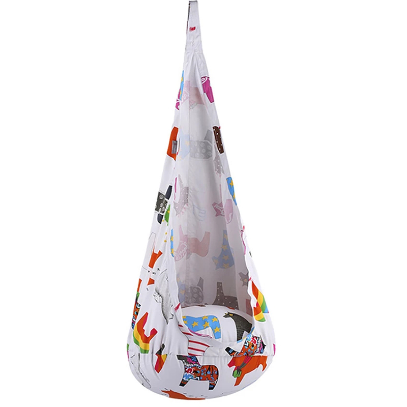 Kids Pod Swing Seat Cotton Can - Kids Outdoor Hammock Chair recension och pris