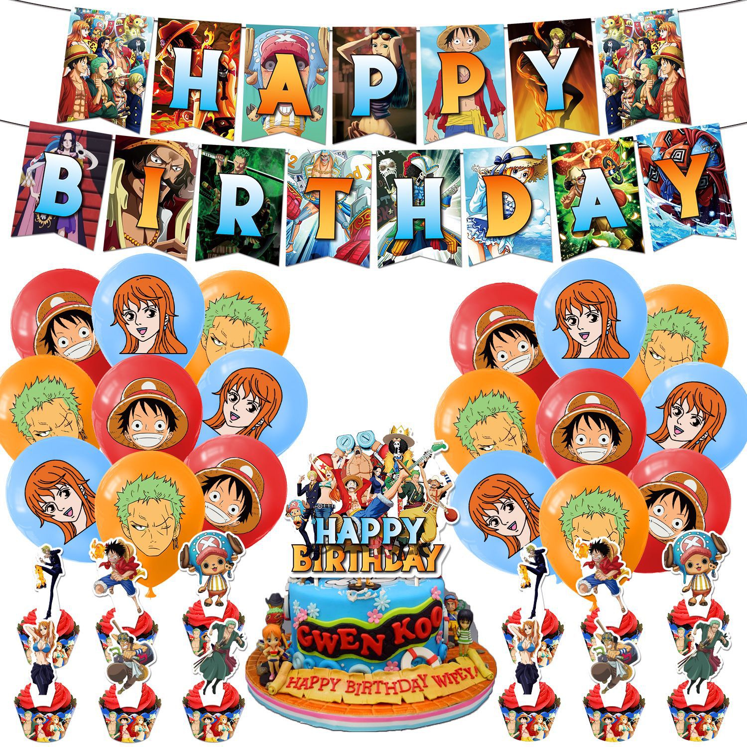 One Piece Balloons Anime Kid B - Kids Outdoor Merry Go Round recension och pris